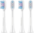 Electric Toothbrush Head T501/T501C Bright White Caring Replace Teeth Heads 2/4 PCS(4pcs White)
