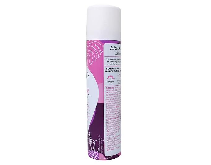 Feminine Deodorant Spray Island Splash 2 oz (Pack of 7)