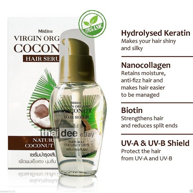 Virgin Organic Coconut Hair Serum x2