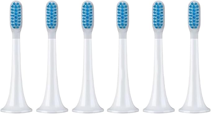 Compatible for 6PCS T300 T500 Toothbrush Head Teethbrush Replacement Heads Acoustic Clean(6PCS Sensitive Heads)
