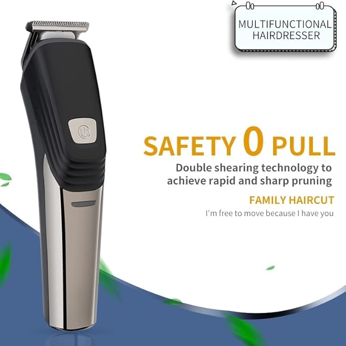 Hair ClippersBeard Trimmer for Men 6 in 1 Electric Hair Clipper Multifunctional Hairdresser Hair Nose Trimmer Set Waterproof Family Haircut Beard Shaver