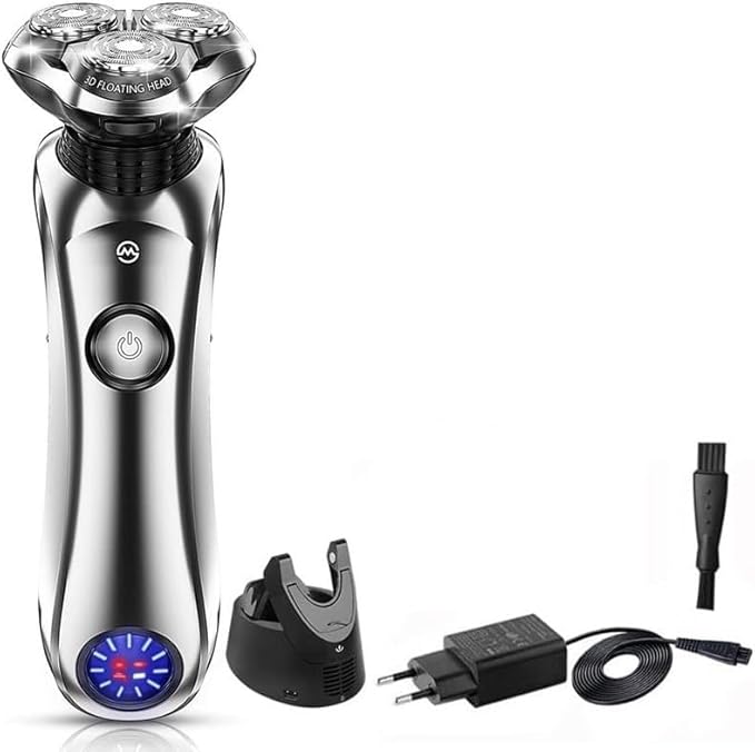 Electric Shavers for Men Wet Dry Rechargeable Pro Electric Shaver Beard Electric Razor for Men Facial Shaving Machine with Smart Cleaner