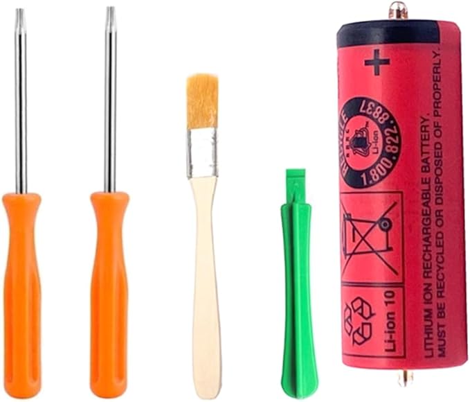 Braun Shavers 3.7V 1300mAh Battery for Series 7 8 9 and Pulsonic Comes with Disassembly Tool