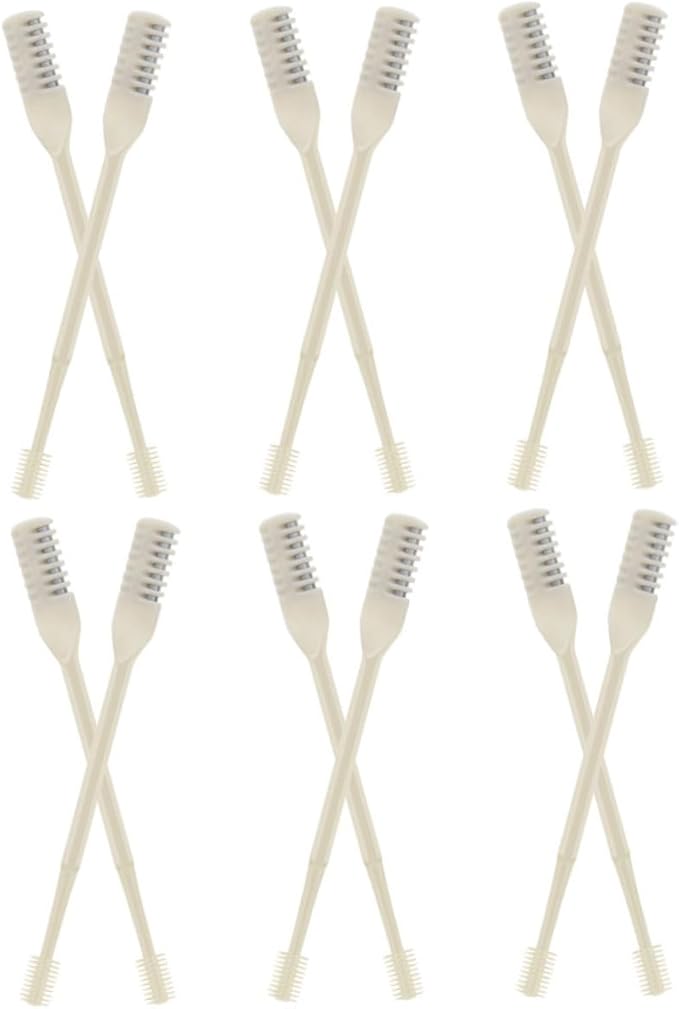 60pcs Manual Nasal Hair Trimmer Portable Nose Hair Cutter for Men and Women Dual- Design for and Precise Nose Removal
