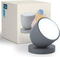 Olly Light Therapy Lamp - UV-Free LED Sunlight Lamp with 140g Compact Size Rechargeable 2step Brightness Mode 25minutes Automatic Timer - Daily Sunlight to Sleep Well (Solid Gray)