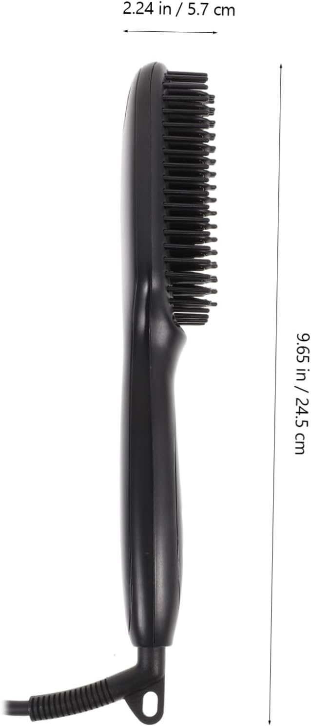 Gatuida Beard Straightener Comb Hair Straightener Rotating Cordless Hair Tool Styling for Men