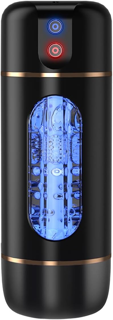Male Masterburbatar Hands Free with 10 Vibration Sucking Massagers Modes Automatic Male Mastusbafor Tight Sleeve Hoodies Pussy Pocket Silicone Electric Massager Machine PW101446 (Black)