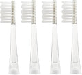 4 Pcs/Pack SG-881 Toothbrush Replacement HeadCompatibility for SG-906/915SG-612/623/628/621/677C5/C6/C8/C9EK6/EK7/EK2(Transparent)