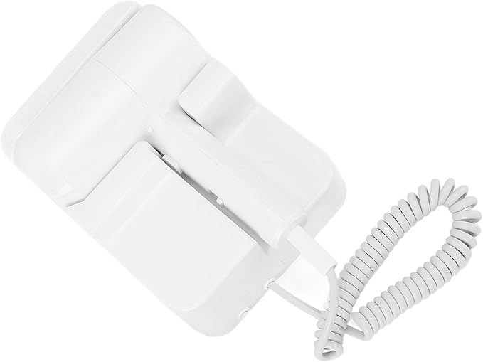 Generic Powerful 1300W Hair Dryer with Mount Brushless Motor Intelligent Temperature Control Quiet Operation ABS Hotel Blow Dryer for Bathroom (US Plug 110V)