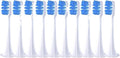 Brush HeadsCompatibility for Xiaomi Mijia T300/T500 10Pcs Replacement Electric Toothbrush Nozzles Clean Protect Soft Dupont Bristle(10pcsBlue-D)