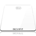 INEVIFIT Bathroom Scale Highly Accurate Digital Bathroom Body Scale Precisely Measures Weight up to 400 lbs