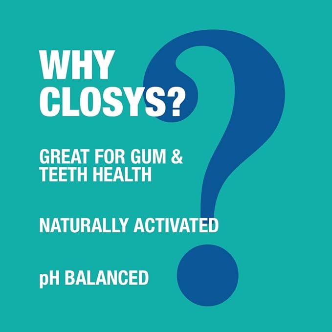 CloSYS Sensitive Mouthwash Pack of 48 Pefect for Dental Offices Gentle Mint Alcohol Free Dye Free pH Balanced Helps Soothe Mouth Sensitivity Fights Bad Breath 3.4oz Mouth Rinse TSA Approved