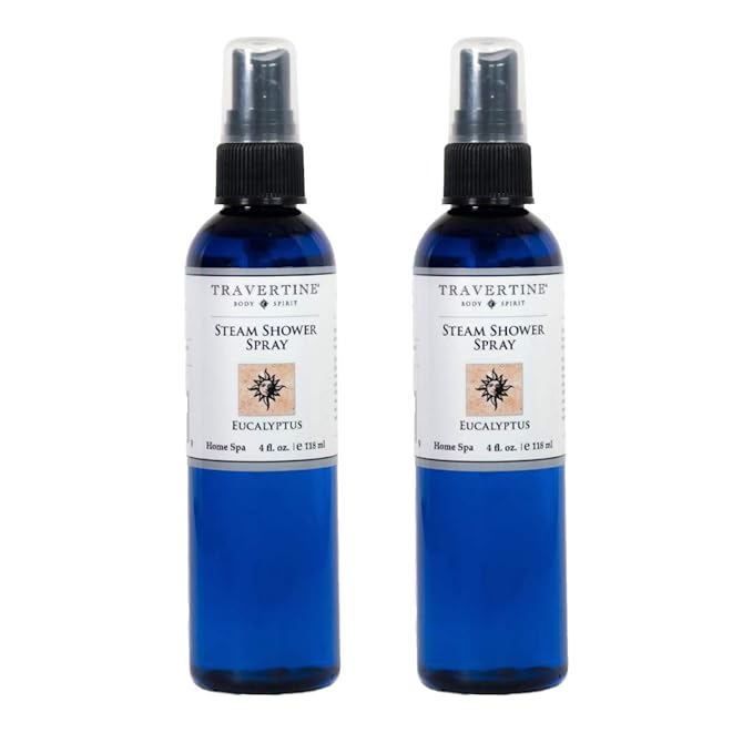 Travertine Spa Steam Shower Spray 4oz (2 Pack)