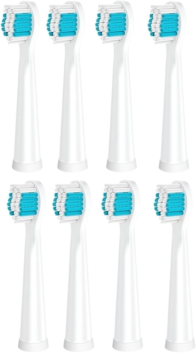 16pcs Replacement Toothbrush HeadsCompatible for Clean Bristles(Blue 16pcs)