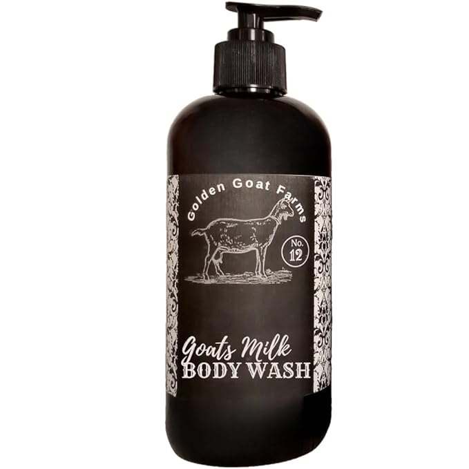 Golden Goat Farms Campfire &amp Marshmallow Scented Body Wash with Goat Milk 16 Oz