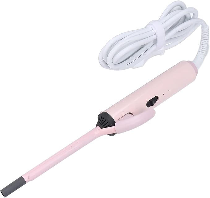 Hair Styling Tool 360° Rotation Anti Scald Design Fine Root Curling Iron 9mm Nourishes Hair for Salon Styling U.S. regulations