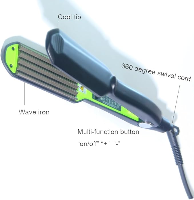 Hair Crimper for Women Crimping Iron for Volumizing Fluffy Hairstyle Crimper