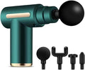 Percussion Massage Gun with 4 Attachments Deep Tissue Muscle Massager Green