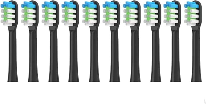 Replacement Toothbrush HeadCompatible for SEAGO S2/S5/S10/SK2/SG972/S2X/SG851(White)