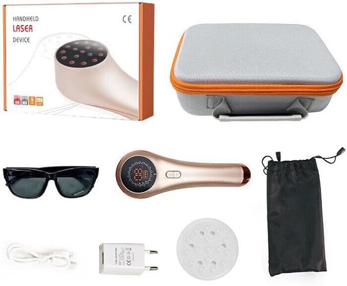Innovative Red LED Light Device for Joint MuscleKnee Elbow Pain Relief Home Use Therapy 5 x 808 nm +11 x 650 nm
