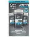 Dove Men+Care 72-Hour Deodorant Stick Aluminum Free- Clean Comfort 3 pk./3 oz