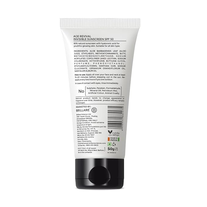Age Revival INVISIBLE Sunscreen SPF 50