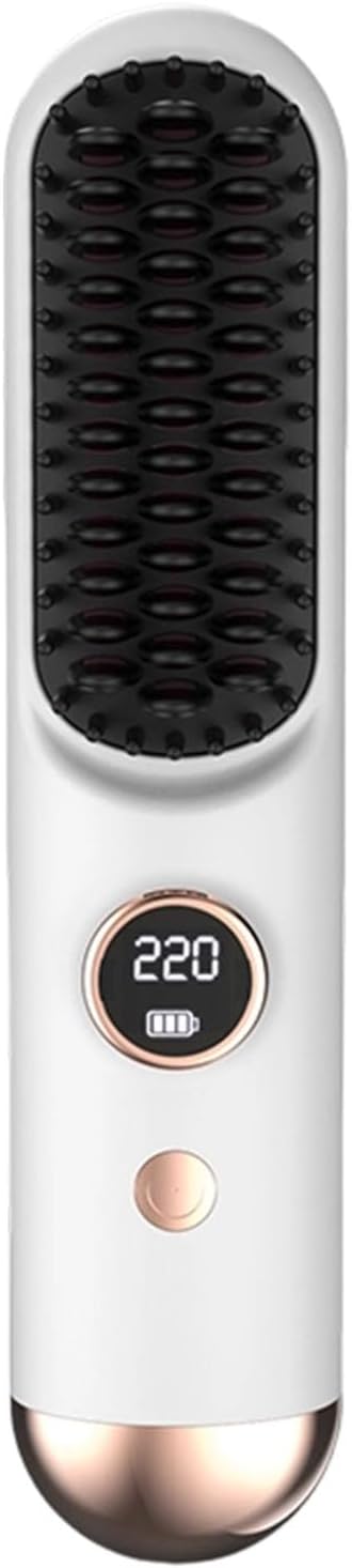 Hair Straightening Brush with Advanced Approach and 3 Heat Preferences for Smooth Frizz Complimentary Hair ABS Substance Hair Straightener