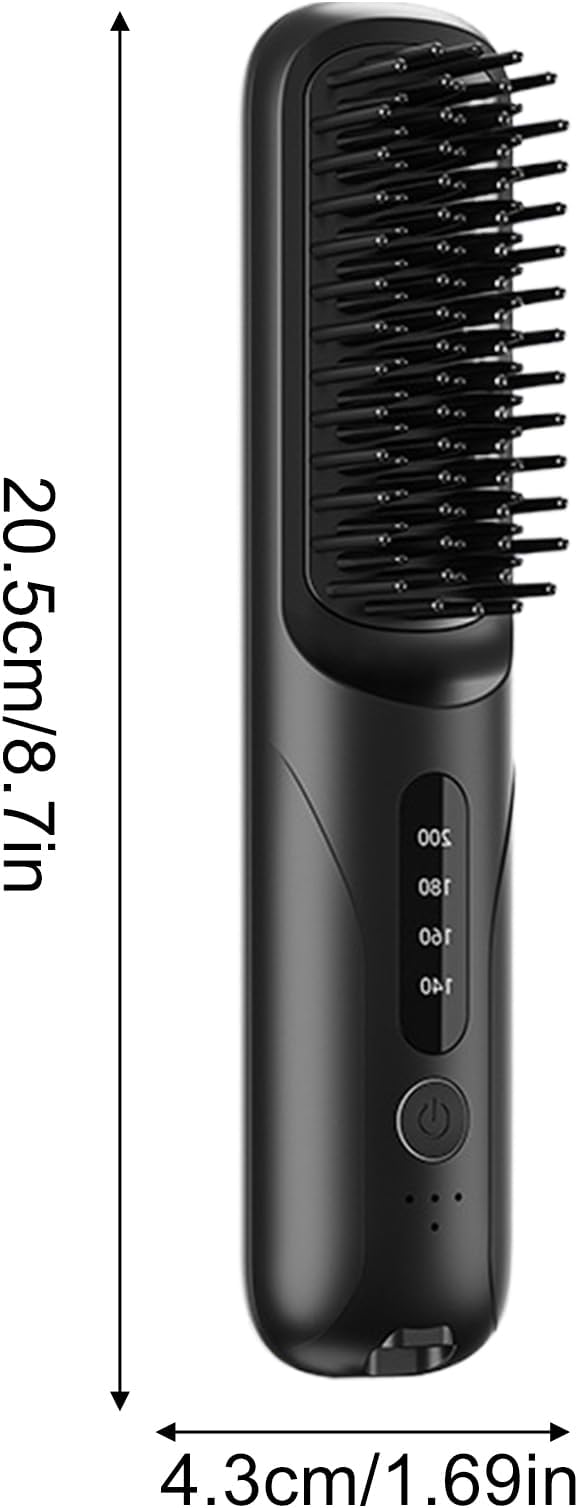 Portable Hair Straightener | Portable Hair Straightening Curling Styling Tool - Travel Straightener Brushfor Home Apartment Salon Travel Business Trips Women Men