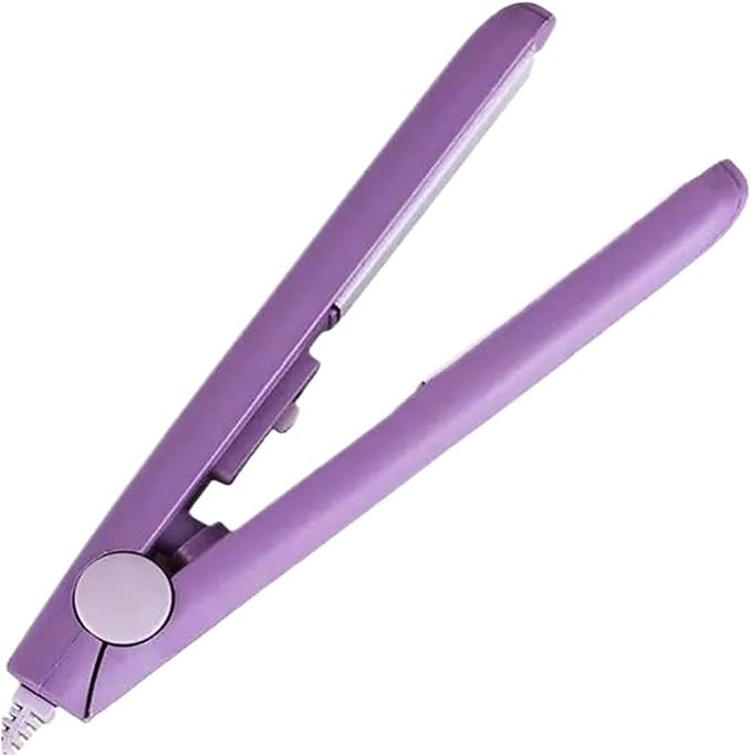 Straightening Wand Fit for Floating Panels Convenient Electric Hair Straightener Iron Portable for Curler Styling Tools Straightener(Pink)