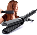 Corrugated Iron Hair Corrugation Anti-Scald Hair Crimper Irons Fluffy Wave Iron Width Plate Styling Tools 110-220 V