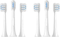 Compatibility for Xiaomi Mijia T301/T302 Sonic Electric Toothbrush Head 3pcs Soft for T301 Brush Teeth Nozzles(6PCSWhite)