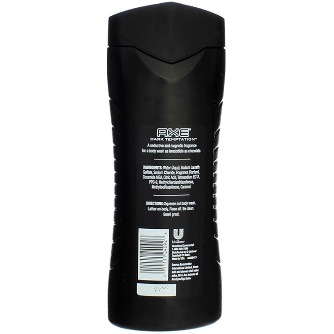 Axe Shower Gel Dark Temptation 16 oz (Pack of 2)