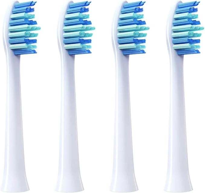 4Pcs/Set Clean Brush Heads Dental Replace Smart Head Replacement for All Huawei/Libod/HiLink Electric Tooth(4pcs(White))