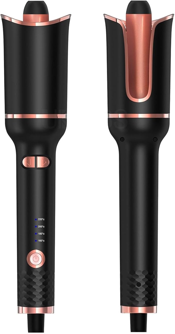 Automatically Hair Curler Automatic Looper Wavy Crimping Curl Tool Professional Anti-Tangle Auto Curling Iron with 5 Temperatures &amp Timers &amp LED Display