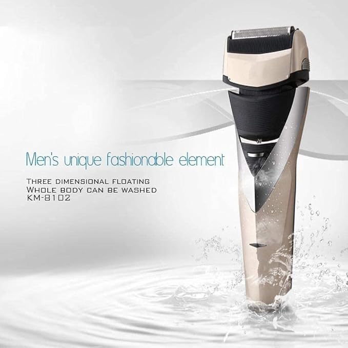 Electric Shaver Wet/Dry Electric Razor for Cordless Men's Grooming - Rechargeable - Whole Body Washing Men's Razor