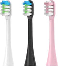 16pcs Replacement Toothbrush HeadsCompatible for Revyline RL060 Accessories Nozzles Bristles(16PCS Black)