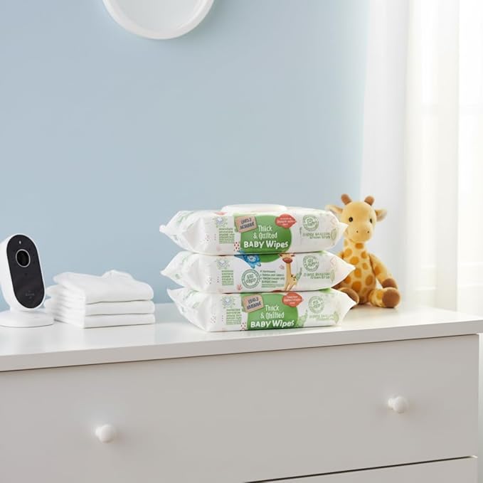 Baby Wipes Bundle 6 Pack 432 Count Fragrance &amp alcohol free thick and quilted for a gentle clean 99% water &amp plant-based ingredients