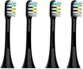 Compatible for SOOCAS Electric Toothbrush Heads Replacement X1 X3 X3U X5 Teeth Brush(Black 4 pcs)