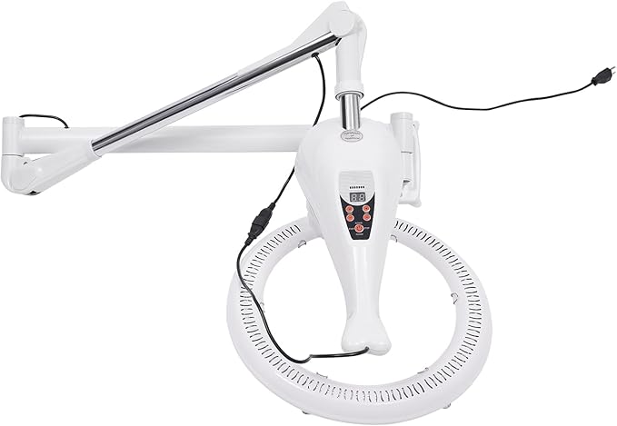 Hair Treatment Machine950W Wall Mount 360 Degree RotatingHair Treatment Machines Salon Hairs Perming MachinesHairs Dryer for Salon Spa (White)