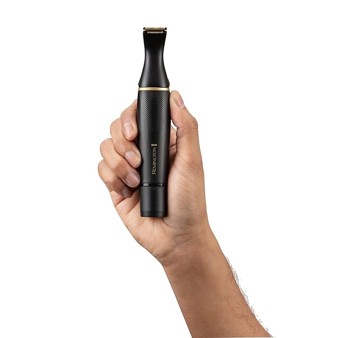 Remington T-Series Nose and Ear Hair Trimmer Detail Kit Nose Hair Trimmer Ears Eyebrows and Facial Hair Vertical and Rotary Trimmer 2 Combs Precision Cutter and Adjustable Comb - NE7000