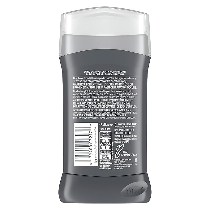 Dove Men + Care Deodorant Stick Extra Fresh 3 oz (Pack of 12)