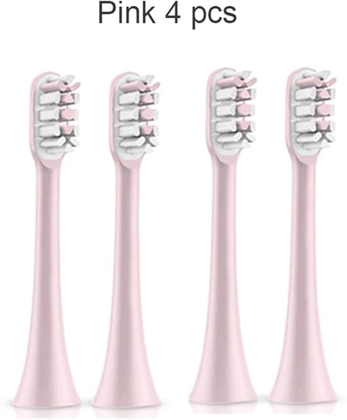 Electric Toothbrush Heads Replacement X1 X3 X3U X5 Teeth Brush Replacement Heads(Pink 2 pcs)