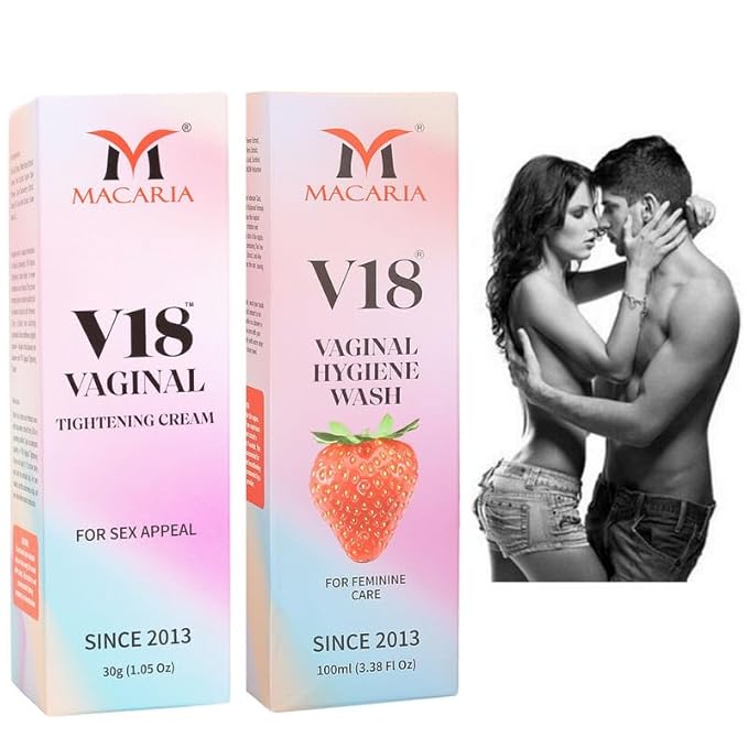 MACARIA V18 Vaginal vagina pussy tightening &amp sex increase gel cream + vaginal yoni pussyi feminine Wash travel size for Women ph balance