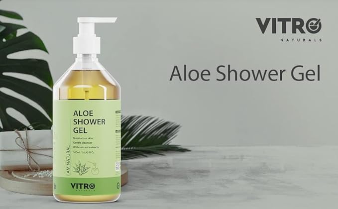 The Vitro. Aloe Vera Shower Gel | Hydrating &amp Nourishing Body Wash with Aloe Vera Glycerin &amp Honey | 500 ml