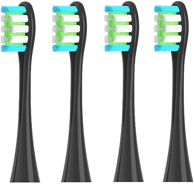 4/8/12/16 Pcs Replacement Toothbrush Heads Compatible with Oclean X/X PRO/ Z1/ F1/ One/Air 2/ SE Sonic Electric Toothbrush Dupont Bristle(12 Pcs Gray)