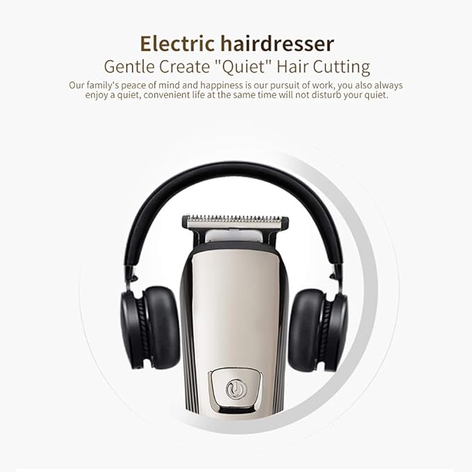 QWEASDF 3-in-1 Multifunctional Electric Hair Clipper Kit Beard Trimmer Nose Trimmer Body Shaver Side Trimmer Waterproof Blade USB Charging Use for The Whole Family