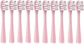 10PCS Replacement Brush Heads Compatible for Y1S/Y4/U1/U2/U3/P1/P4 Soft Toothbrush Clean Nozzles(10PurePink)