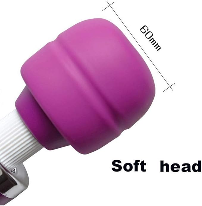Vibrating Massager Big Tool Back Neck Hand Foot Leg Arm Muscle Massage for Women Muti Speeds (Purple)
