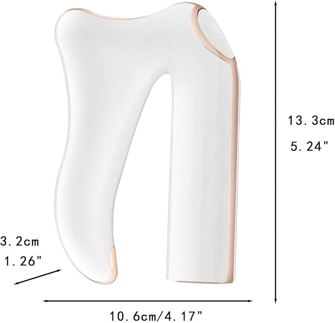 Gua Sha Electric Massager for Neck Facial Beauty Instrument Scraping Massage Scraping Tool Electric Massager for Arms Neck White