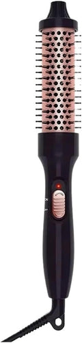 PTC Heated Curling Iron Brush 32mm -Scald Thermal Round Brush for Volumizing Curls at Home or Salon(US)